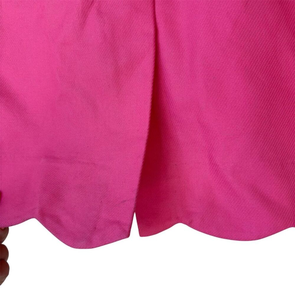 J. Crew Women's Pink Scalloped Hem Pencil Skirt Size 6 Casual - Picture 3 of 6